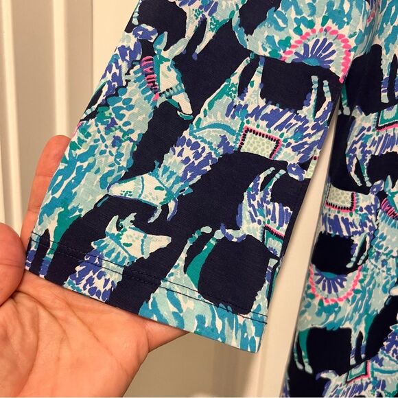 Lilly Pulitzer Women's Bay Shift Dress in Alpaca Your Bags Print Size Small - Picture 5 of 11